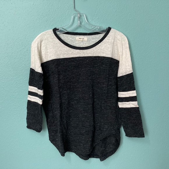 Madewell Tops - LAST CHANCE - Donating 5/25 Madewell Front Runner 3/4 Sleeve Linen Tee
